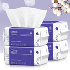 Disposable Face Towel 400 Count, Face Towels, Soft Cotton Dry Wipes Facial by Unknown