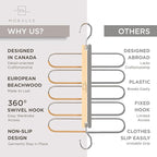 MORALVE Pants Hangers Space Saving - Image 5