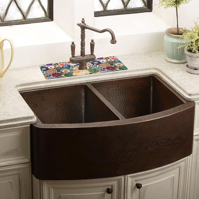 Sinkmat Absorbing Mat, 2 Pack Drying Mat Around Sink Splash Guard Behind Faucet - Image 3