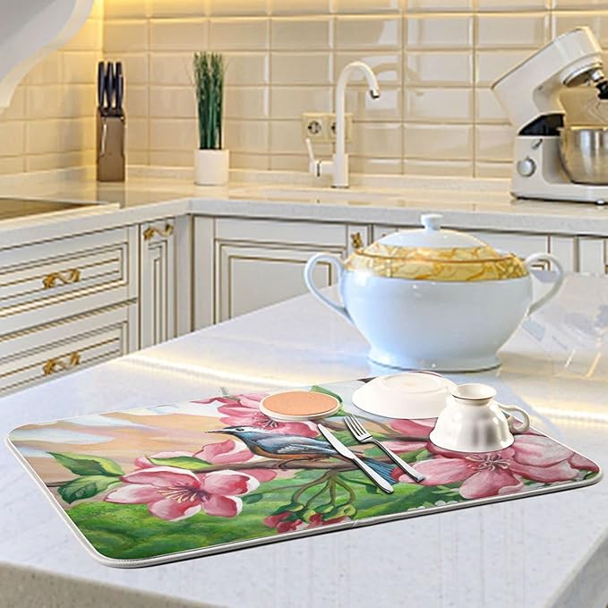Absorbent Dish Drying Mat for Kitchen Counter - Image 6
