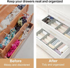 Drawer Organizer Clothes, Foldable Fabric Dresser Organizer Closet Organizers - Image 2