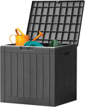 Sweetcrispy Deck Box with 31 Gallon Capacity, Weatherproof Resin Lockable Outdoor Storage for Secure Package Deliveries and Indoor Storage in Garden or Patio, Backyard by Sweetcrispy