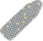 Ironing Board Cover and Pad, Sewn-in Thick Feltpads, Elastic Edge, Fits by Unknown
