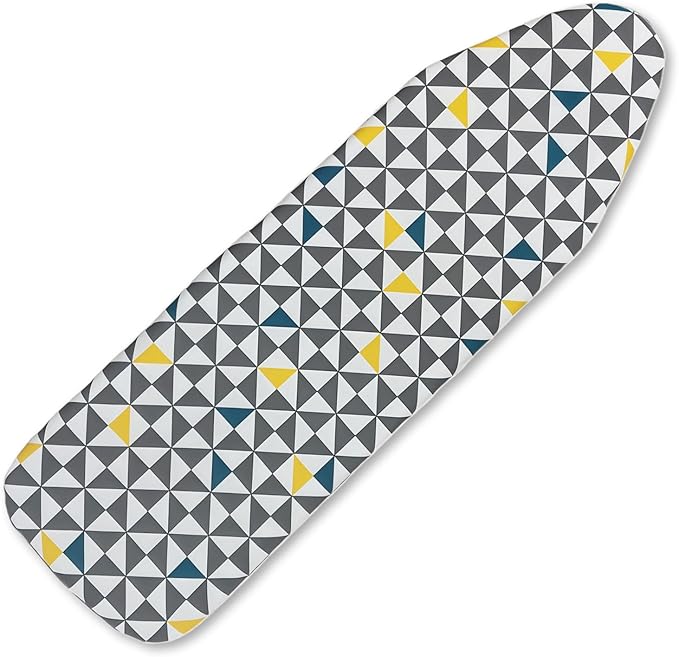 Ironing Board Cover and Pad, Sewn-in Thick Feltpads, Elastic Edge, Fits by Unknown
