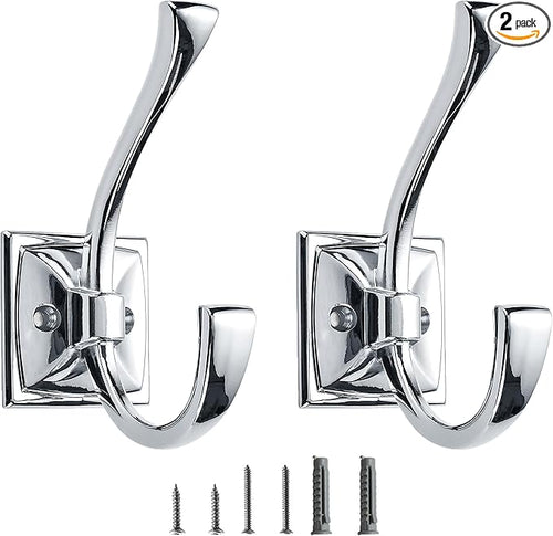 2 Pack Decorative Heavy Duty Towel Hooks by CABDM