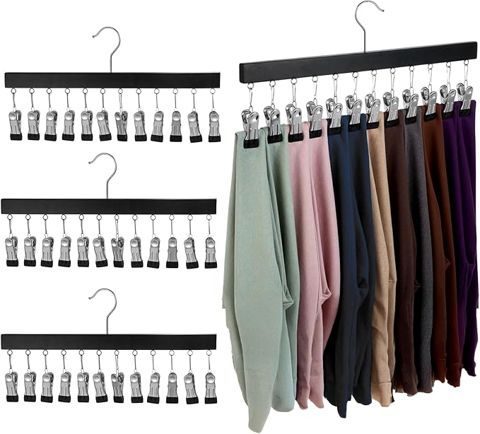 Legging Organizer for Closet 4 Pack, Pants Leggings Hangers by Unknown
