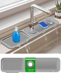 Kitchen Sink Splash Guard, 5°Slope Draining Mat by Tinlaviy