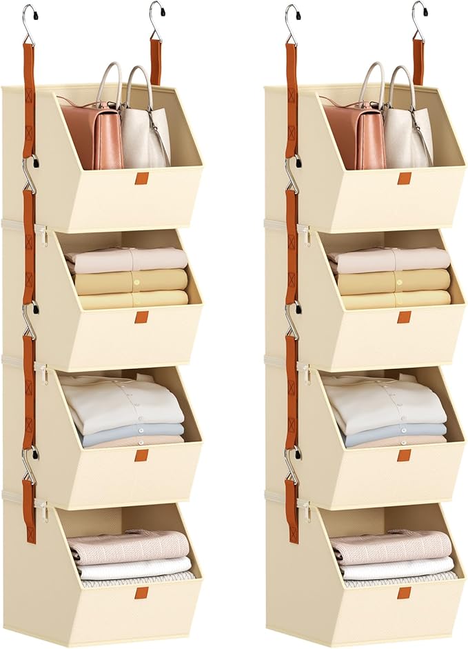 Hanging Closet Organizer 4 Tier by Homsorout