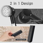 SUPER LINT Electric Fabric Shaver Electrostatic Brush, LED Display, - Image 3