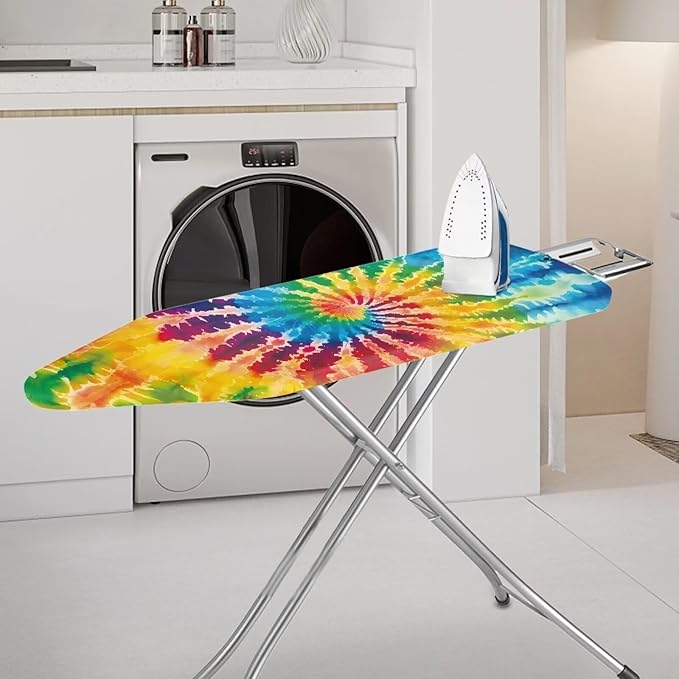 Tie Dye Vortex Printed Ironing Board Cover, Comfy Stretchy Iron Board Protector - Image 2