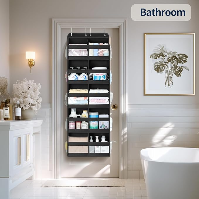 Yecaye 5-Tier Over The Door Organizer Dual-Column, 80lbs Load Over The Door - Image 7