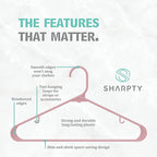 Sharpty Plastic Hangers Clothes Hangers - Image 2