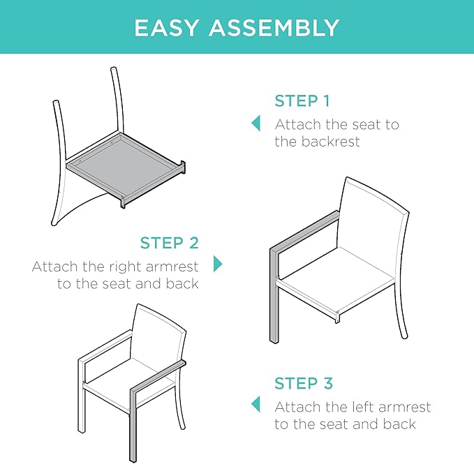 Best Choice Products Set of 2 Stackable Outdoor Wicker Dining Chairs All-Weather Firepit Armchair w/Armrests, Steel Frame for Patio, Deck, Garden, Yard - Taupe - Image 7