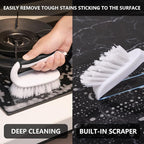Scrub Brush Set, 4 Pack Deep Cleaning Brush Kit - Image 3