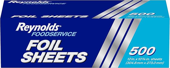 Reynolds Foodservice Pre-Cut Aluminum Foil Sheets, Cafeterias, and Restaurants by ReynoldsConsumerProducts