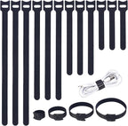 200PCS Reusable Cable Ties Wire Ties Cord Organizer Cable Organizer Adjustable by SyncYourLifeWithMVYC