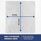 Pre-Cut Aluminum Foil Sheets 12" x 10.7" – Heavy-Duty, Pop-Up Disposable Sheets - Image 4