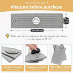 Diatomite Kitchen Sink Water Splash Guard, Modern Stylish Faucet Handle Drip - Image 2