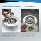 Upgraded 3 in 1 Kitchen Sink Drain Strainer - Image 7