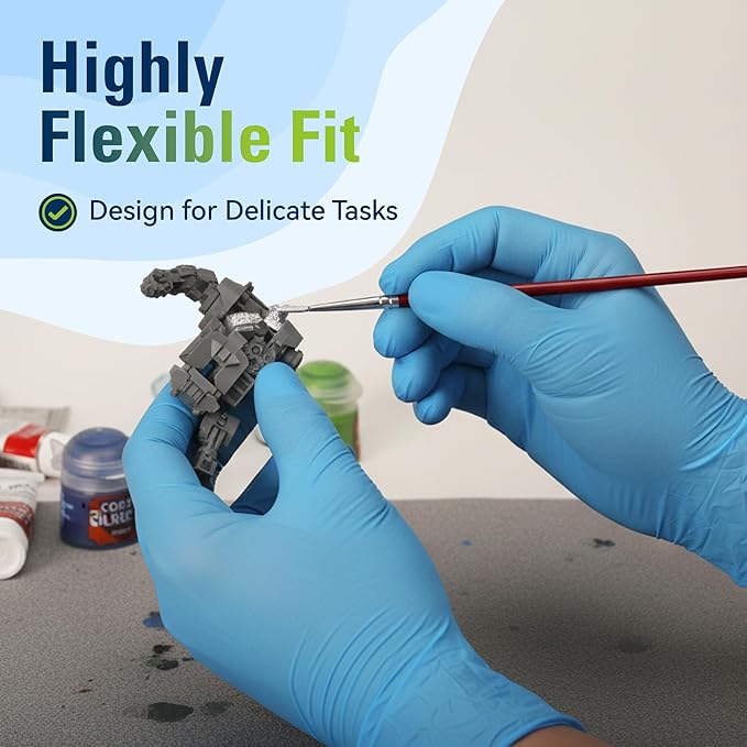 Nitrile Gloves, Food Safe Disposable Gloves Latex Free - Image 4