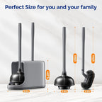 HAMITOR Toilet Plunger and Brush Set - Image 7