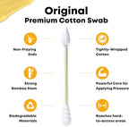 TerpTitans Original – Bamboo Cotton Swabs | Dual-Tip: Spiral - Image 3
