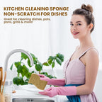 Natural Kitchen Sponge –24-Pack Biodegradable Sponges - Image 4
