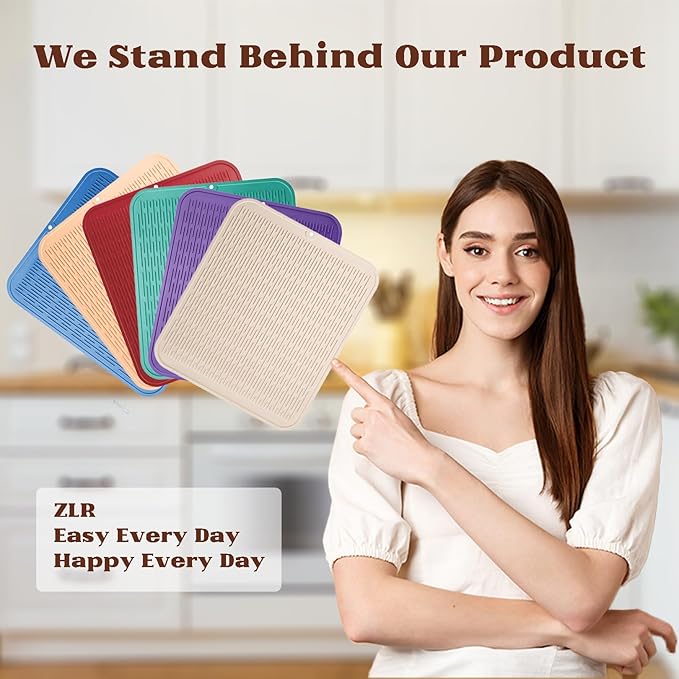 ZLR Large Silicone Dish Drying Mat - Image 6