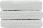 Waffle Weave Kitchen Towels Thick Microfiber Dish Drying Towels Absorbent Tea - Image 2