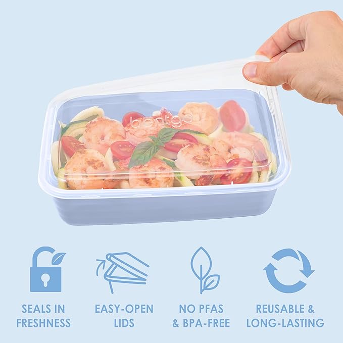 Bentgo Prep - 20-Piece 1-Compartment Reusable Meal Prep Containers - Image 4