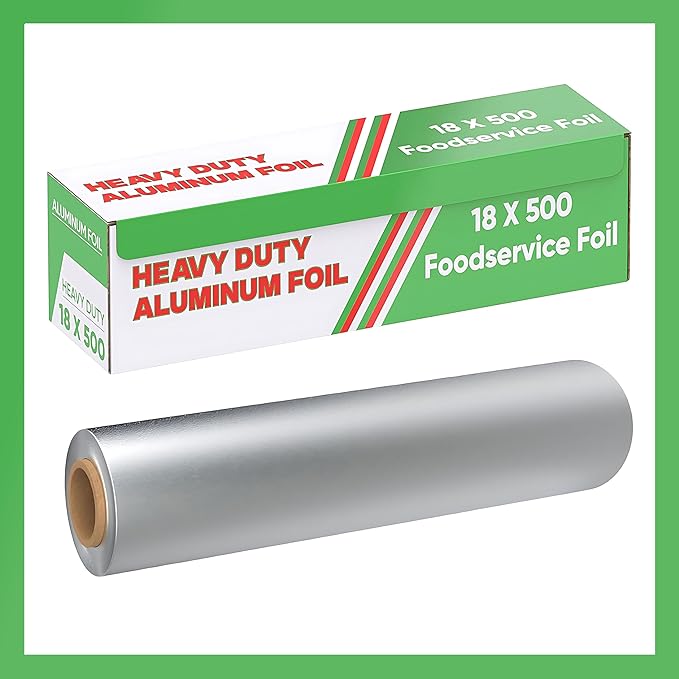 Aluminum Foil Wrap Roll 18 in x 500 ft Heavy Duty Commercial and Home Use - Image 9