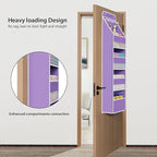 Univivi 5-Shelf Fabric Door Storage Over Door Hanging Organizer - Image 2