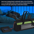 FLASLD E-Bike Battery Bag Fireproof Safe Charging Bag Explosionproof Lipo - Image 4