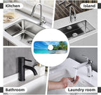 Beach Tropical Palm Tree Waves Travel Island Kitchen Sink Splash Guard Faucet - Image 7
