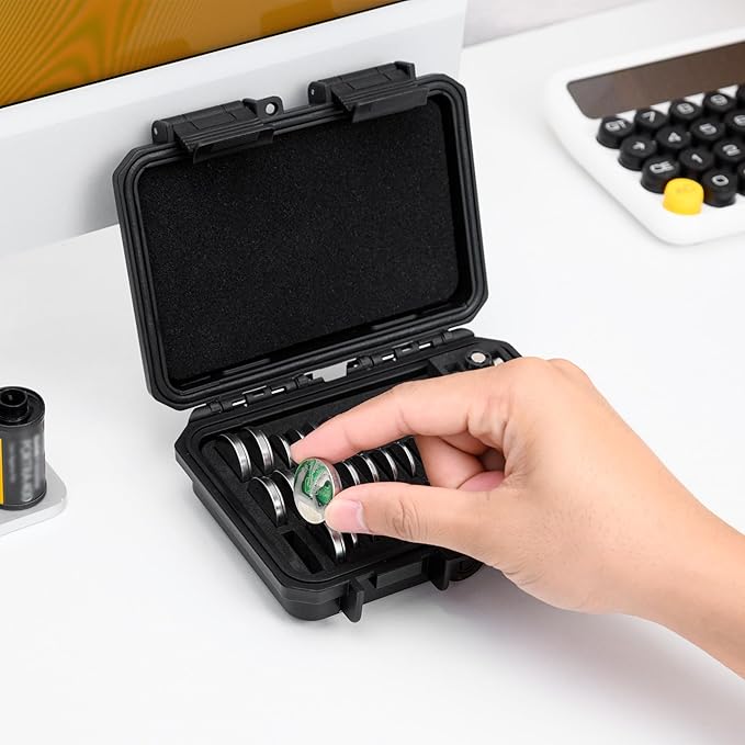 KIWIFOTOS 65 Slots Coin Cell Battery Case - Image 9