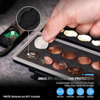 JJC CR2032 CR2025 Battery Case Holder Storage, Water-Resistant Anti-Shock - Image 2