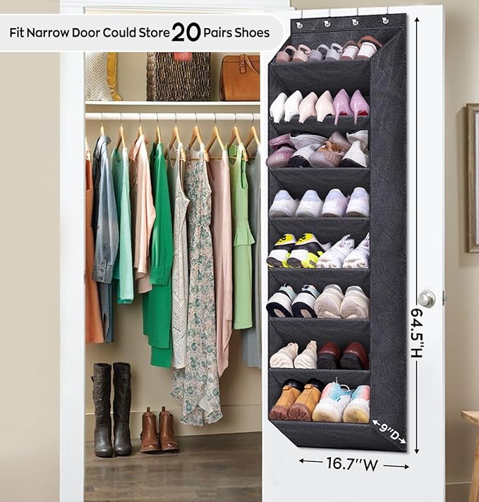 SLEEPING LAMB Over The Door Shoe Organizer - Image 2