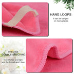 SINLAND Brushed Microfiber Facial Cloths Fast Drying Washcloth 12inch x 12inch - Image 2