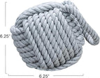 Nautical Rope Knot Decorative Cotton Door Stop - Image 7