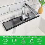 Gosmol Faucet mat for Kitchen Sink, Silicone & Stone Drying Mat for Kitchen Sink - Image 7