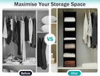 YOUDENOVA Hanging Closet Organizer, 6-Shelf Closet Hanging Storage Shelves - Image 4