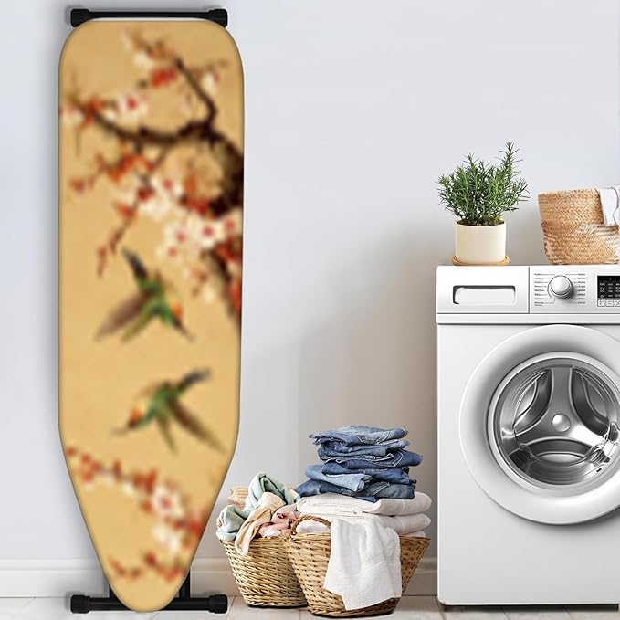 Nuxovilar Hummingbird & Plum Blossom Ironing Board Cover, 15 * 54inch, Fit Most - Image 3