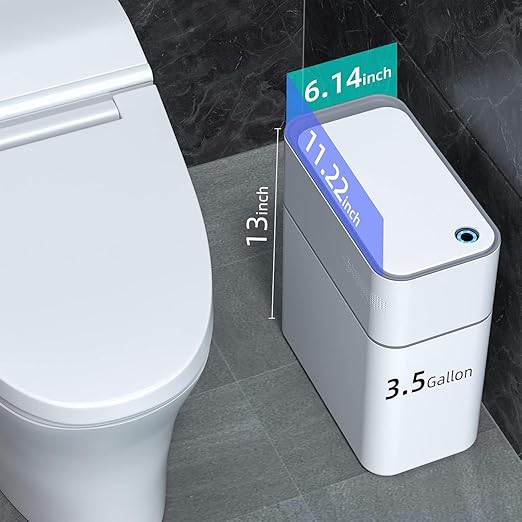 MOPALL Small Bathroom Trash Cans - Image 6