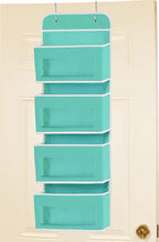Simple Houseware 4 Clear Window Pocket Over Closet Door Storage Hanging - Image 7