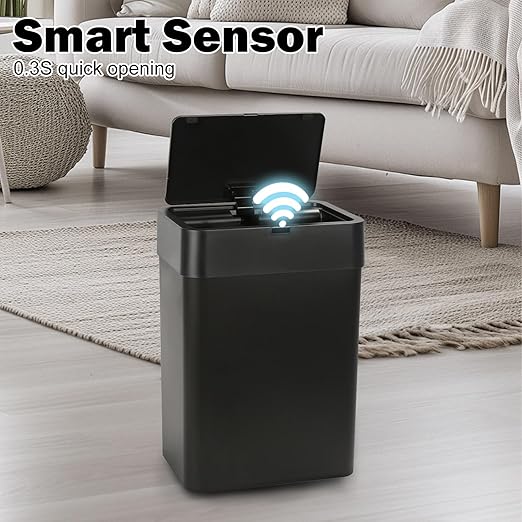 2 Pack Bathroom Trash Can with Lid - Image 3