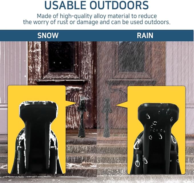 One Touch Kickdown Door Stopper, Door Holder, Heavy Duty Door Stops, Bottom of - Image 9