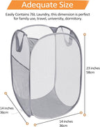Durable Collapsible Laundry Baskets, Foldable Laundry Hamper - Image 4