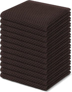 Homaxy 100% Cotton Waffle Weave Kitchen Dish Cloths, Ultra Soft Absorbent Quick by Homaxy