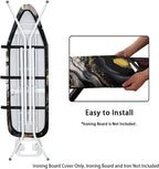 Marble Print Ironing Board Cover Protector Dirt-Resistant Iron Board Cover - Image 4