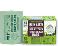 Green Earth Compostable Tall Kitchen Food Scrap Trash Bags, Superior Strength by GreenEarthCompostable